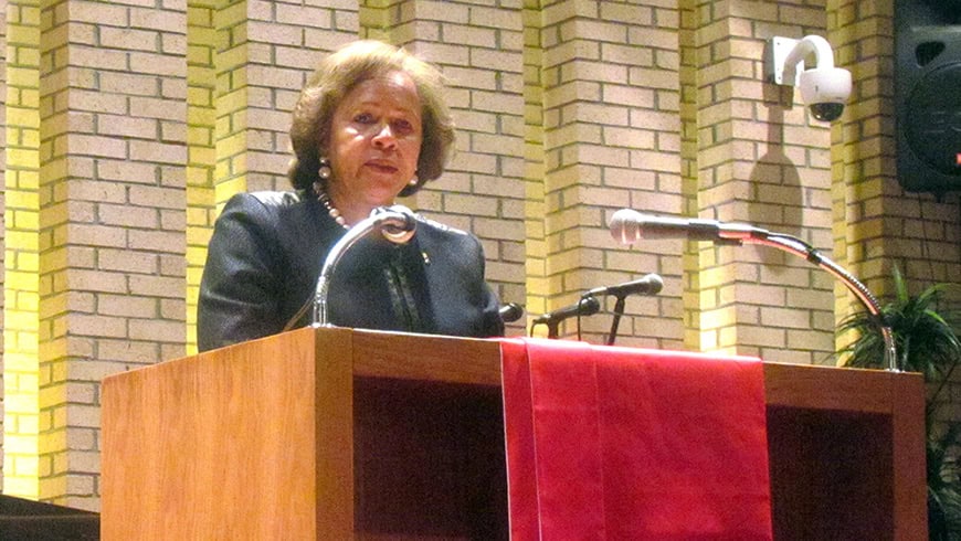 Dr. Dawkins delivers MLK speech at ceremony in Reidsville