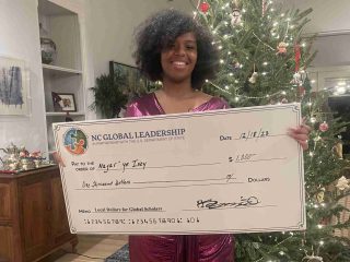 Bennett Belle Najar’ye Ivey Awarded NC Global Leadership Scholarship to Support Her Studies in Morocco