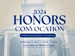 Bennett College Spring 2024 Honors Convocation announcement for Friday, February 9.