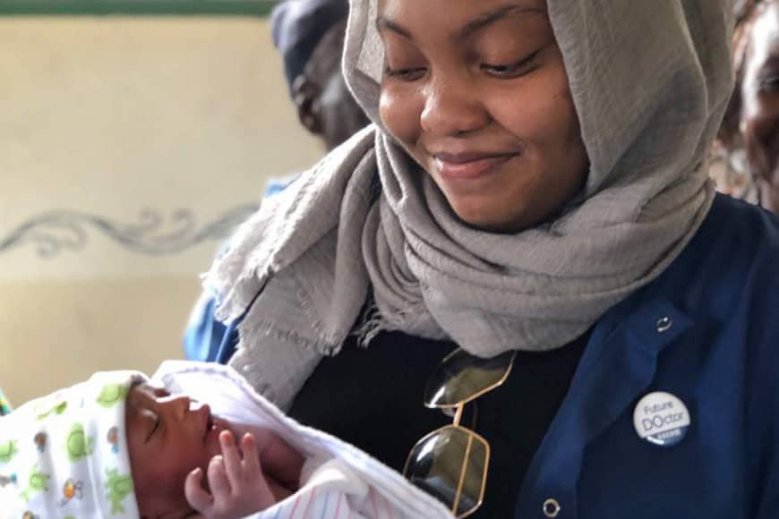 Her Story Abroad: Belle Delivers a Baby in West Africa
