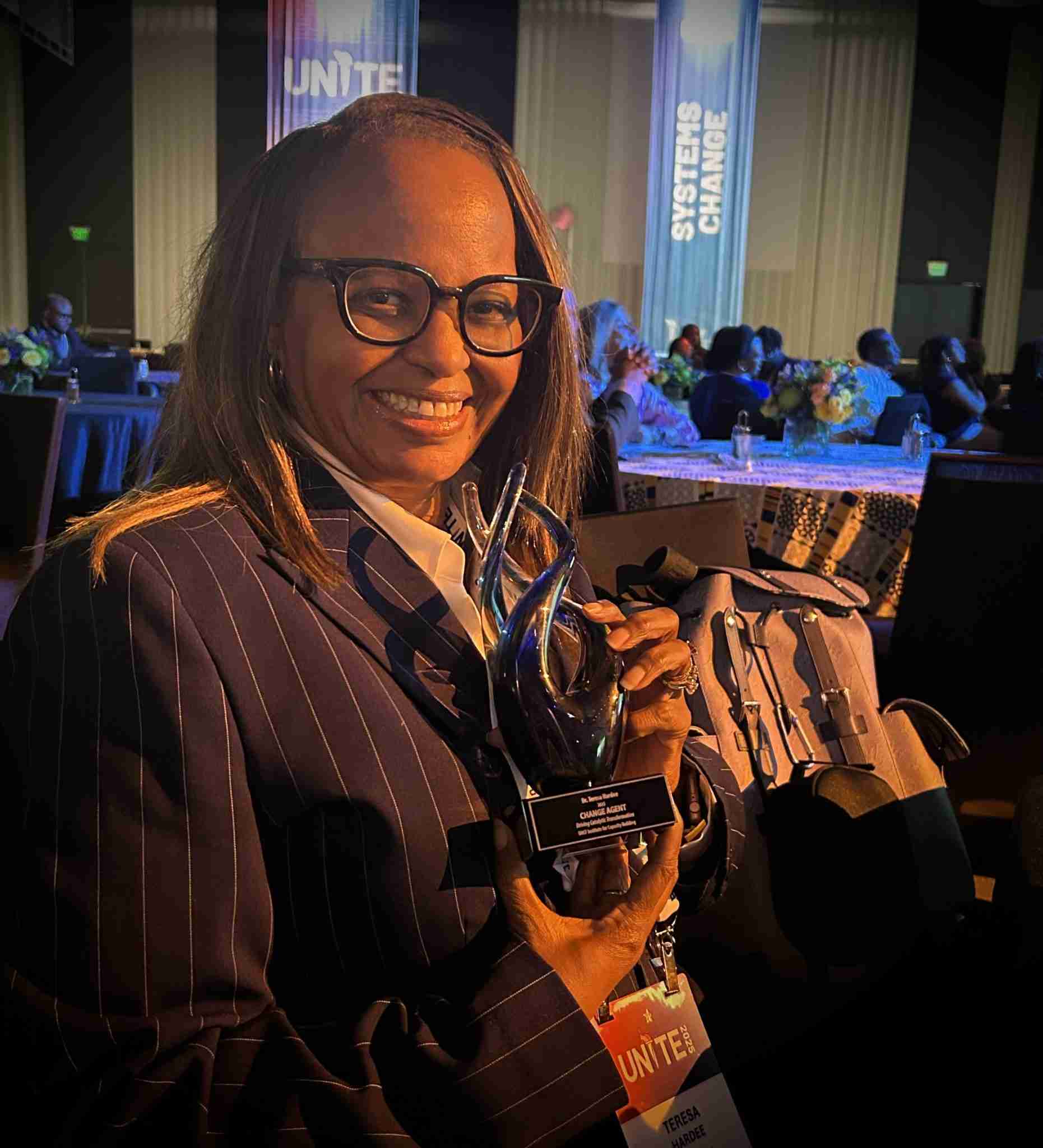 Dr. Teresa Hardee Honored with UNCF Change Agent Award at UNITE 2025