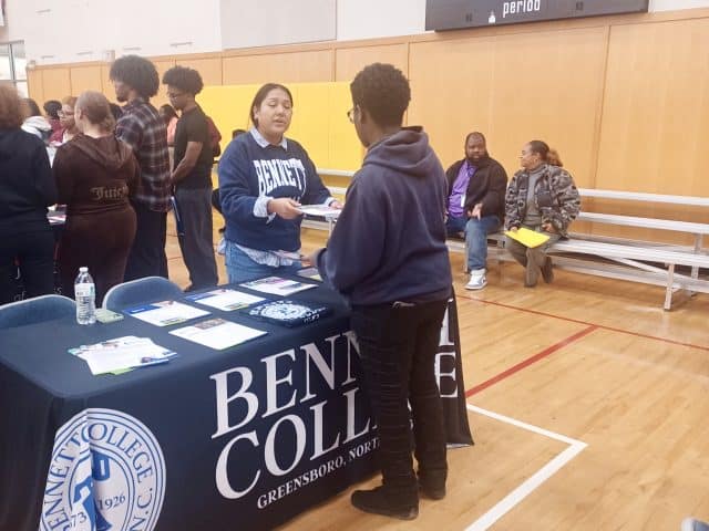 Bennett participated as part of their recruitment fair that was held on the campus of North Carolina A&T State University.