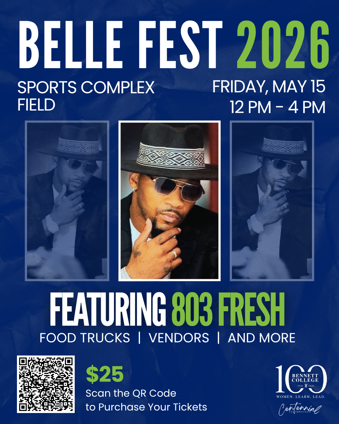 Southern R&B Artist 803Fresh to Headline Bennett College Centennial Event, Southern R&B Artist 803Fresh to Headline Bennett College Centennial Event, Belle Fest&nbsp;&nbsp;